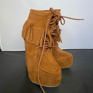 Steve Madden Fringed Platform Boots